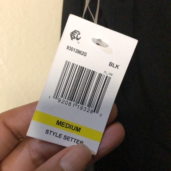 MSK (NWTS) faux wrap sleeveless cocktail dress with rhinestone color Medium - Picture 3 of 9